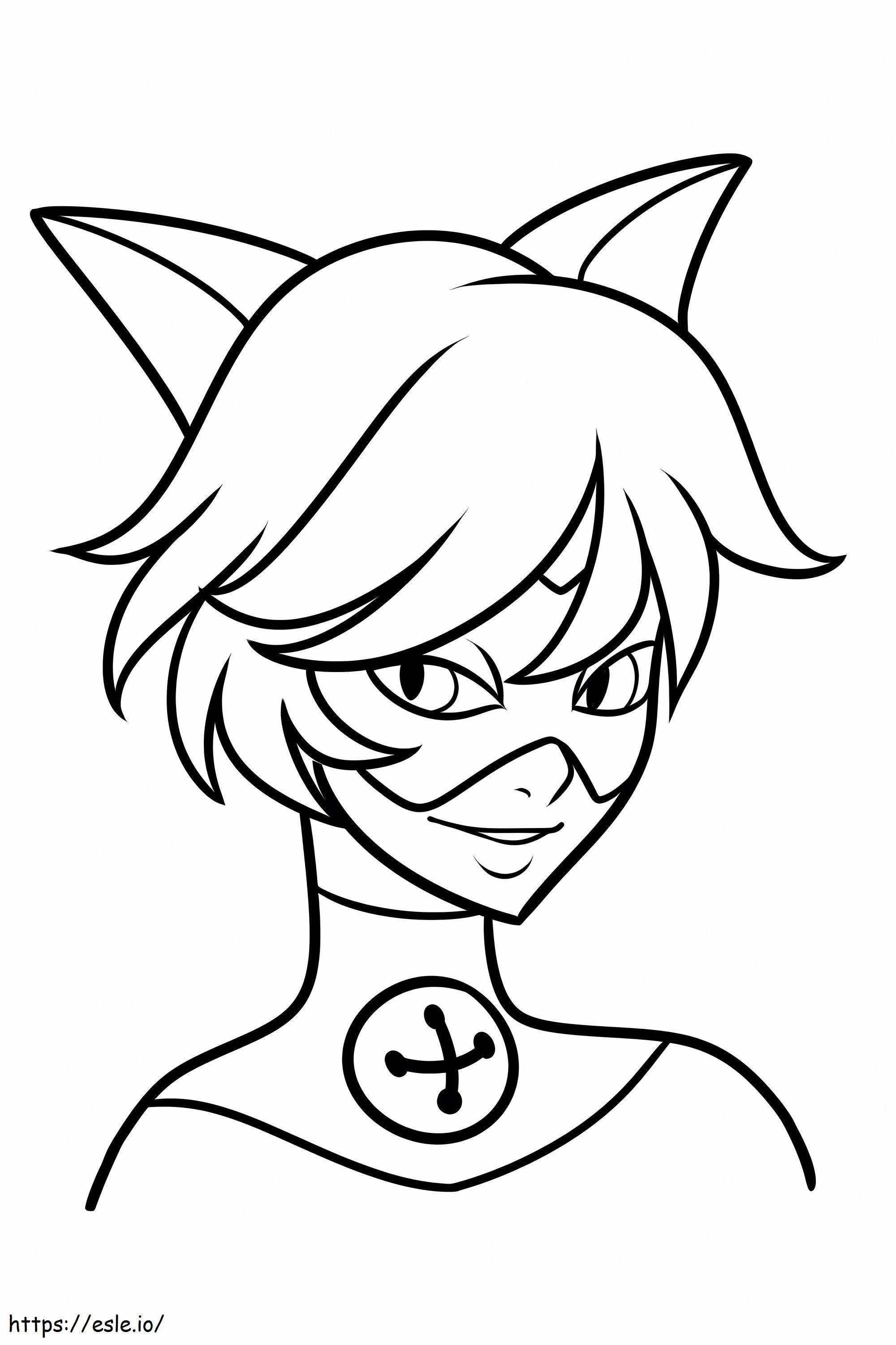 Black Cat coloring page