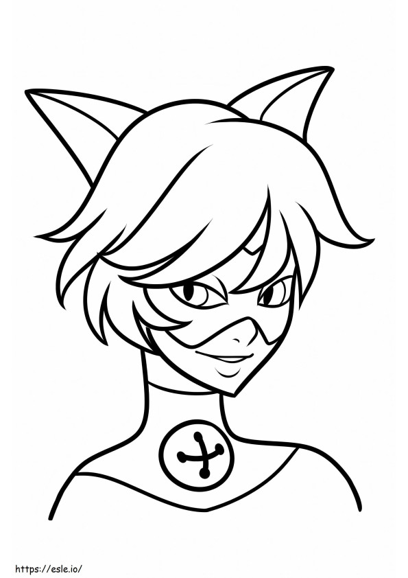 Black Cat coloring page