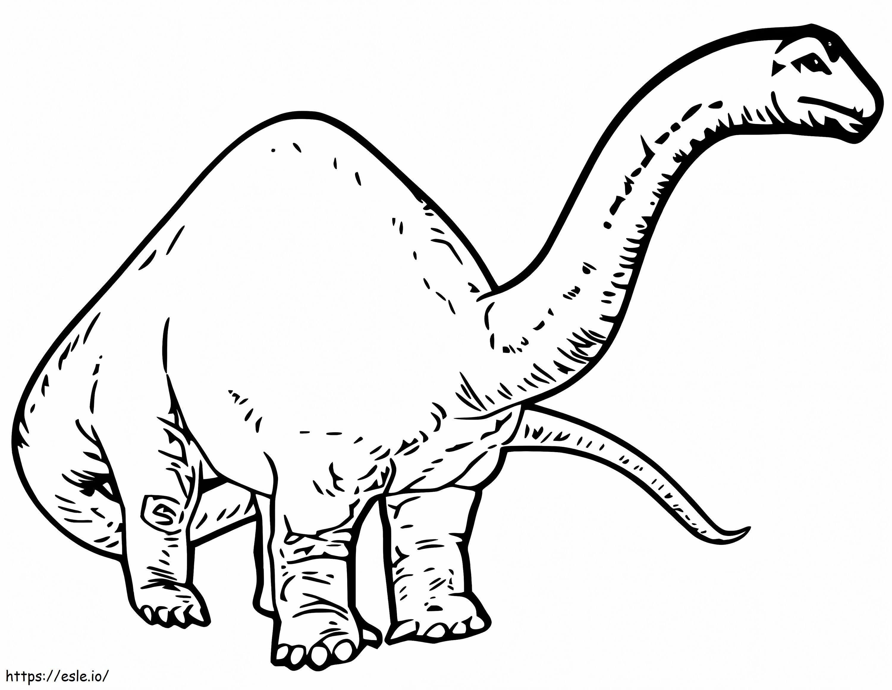 Brachiosaurus 11 de colorat