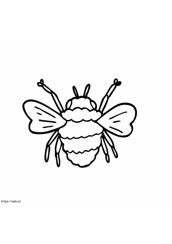 Big Bee coloring page