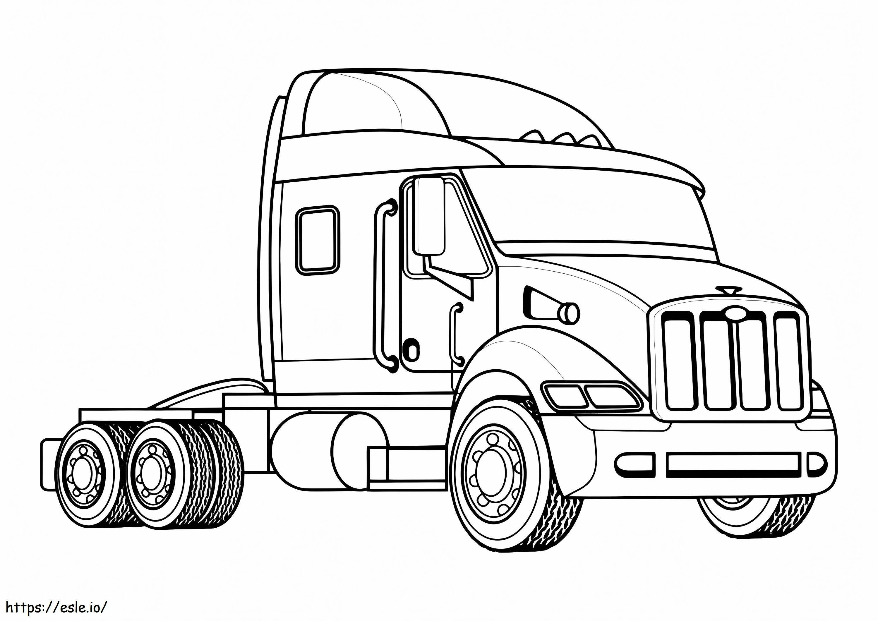 Free Freightliner coloring page