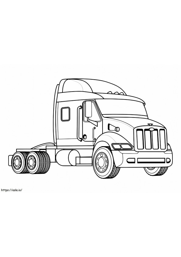 Free Freightliner coloring page