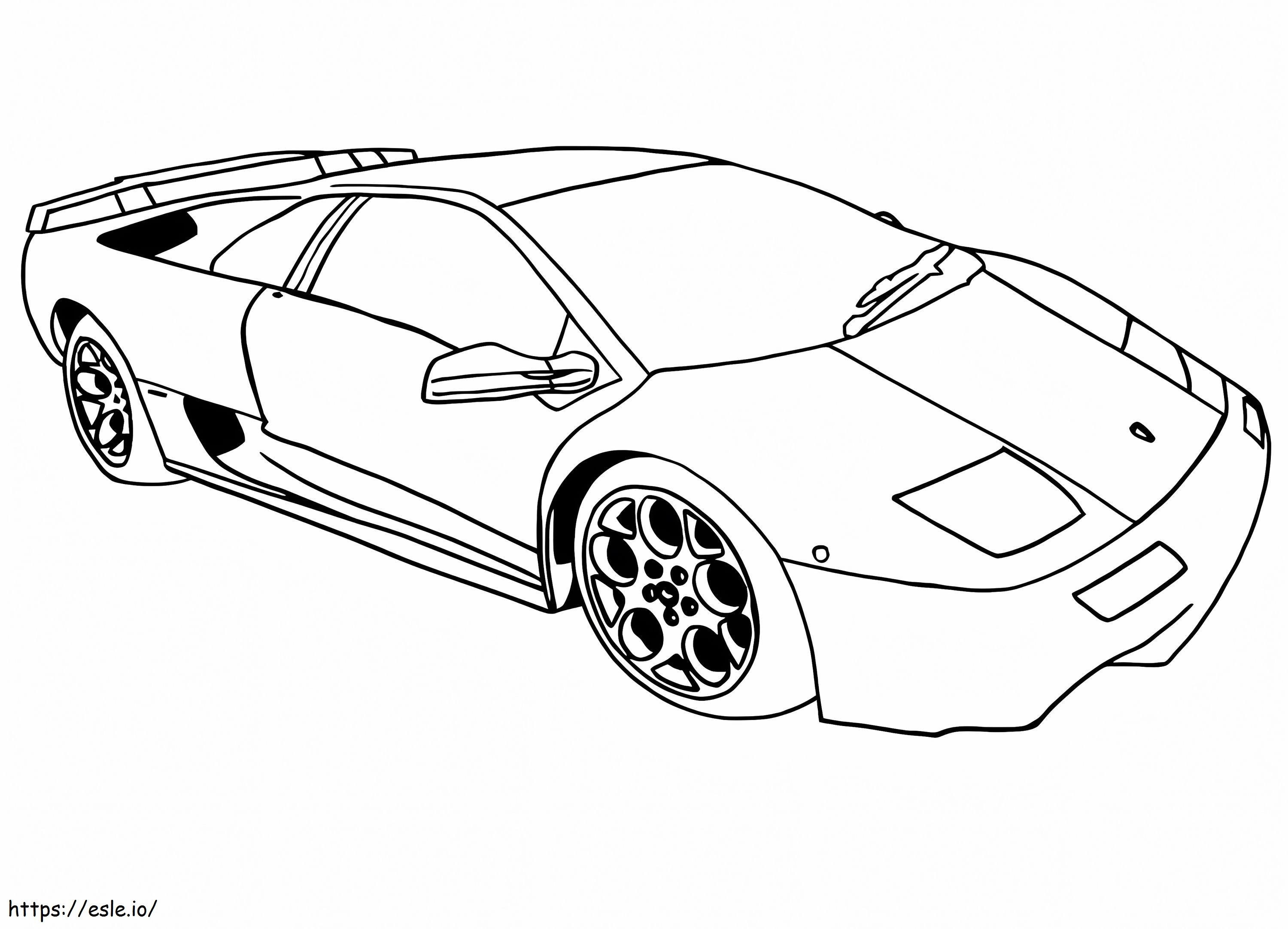 Lamborghini 11 de colorat