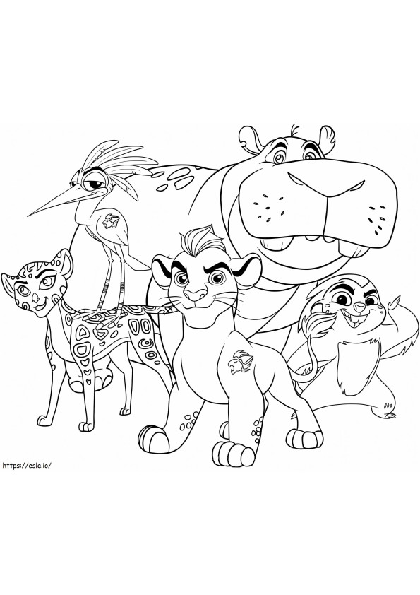 The Lion Guard To Print coloring page