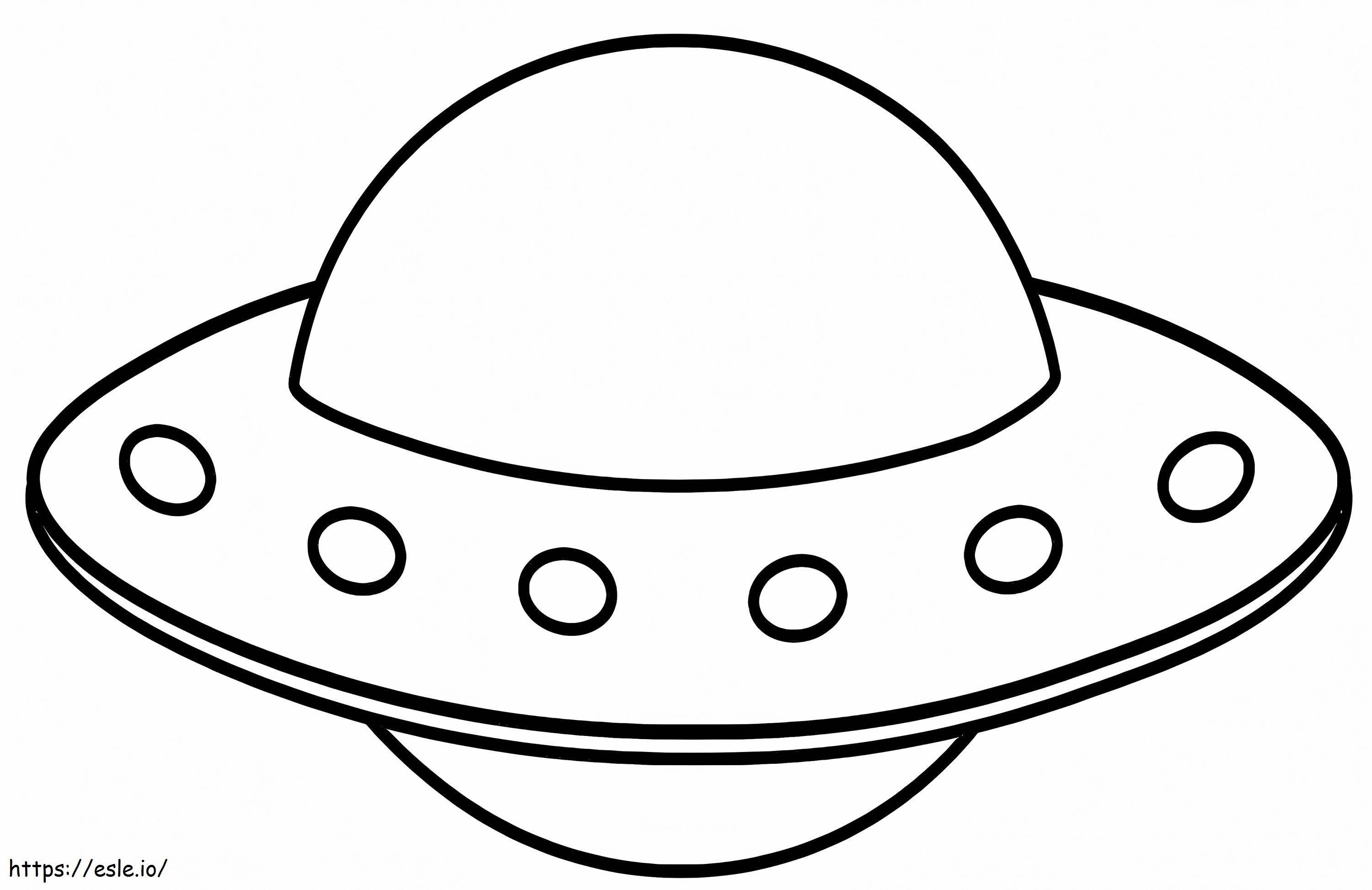  UFO Aa4A ぬりえ - 塗り絵