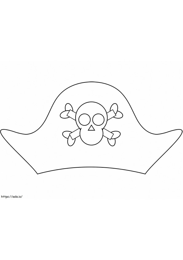 Pirate Hat coloring page
