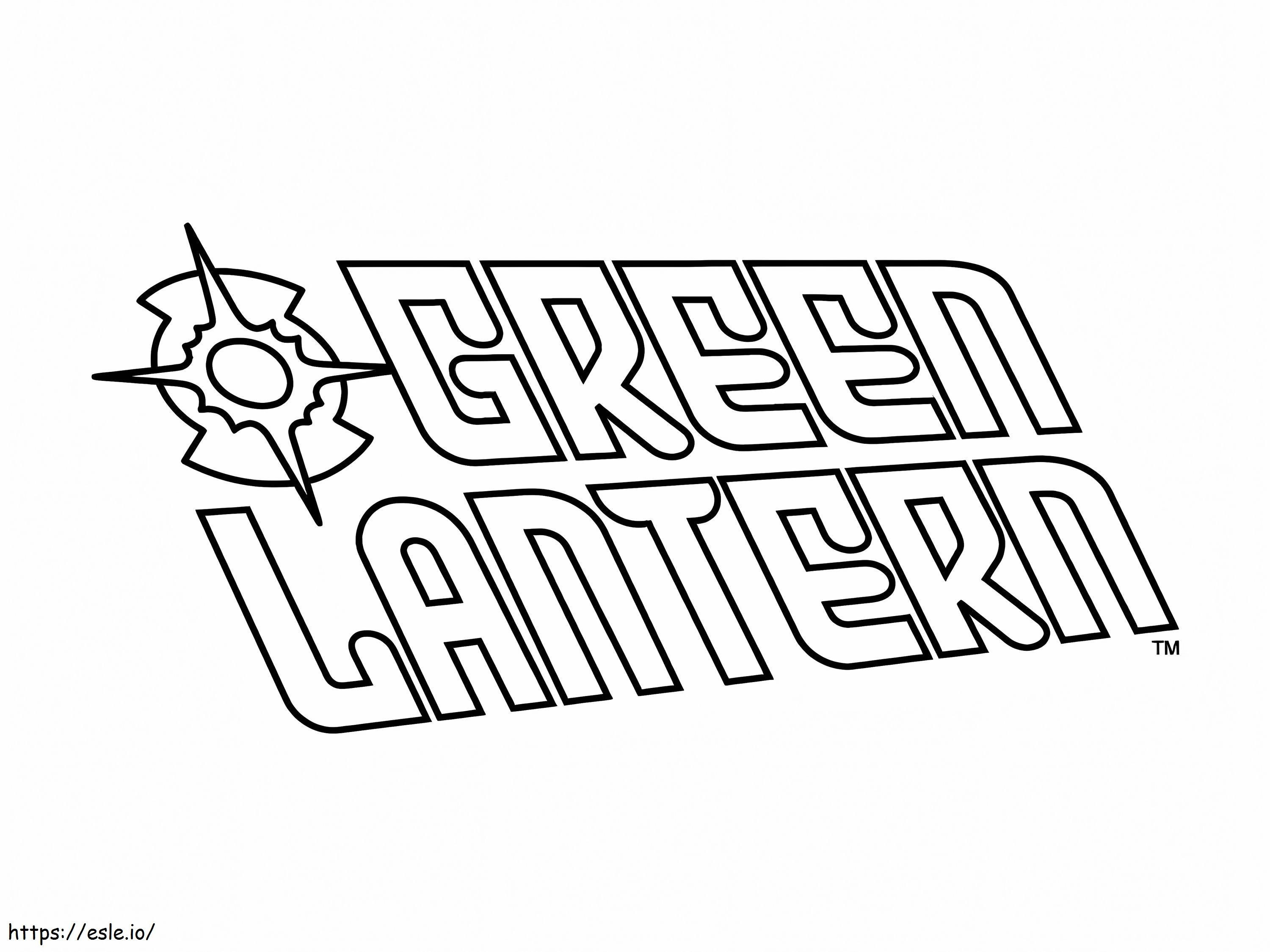 Coloriage Lanterne verte 1 à imprimer dessin