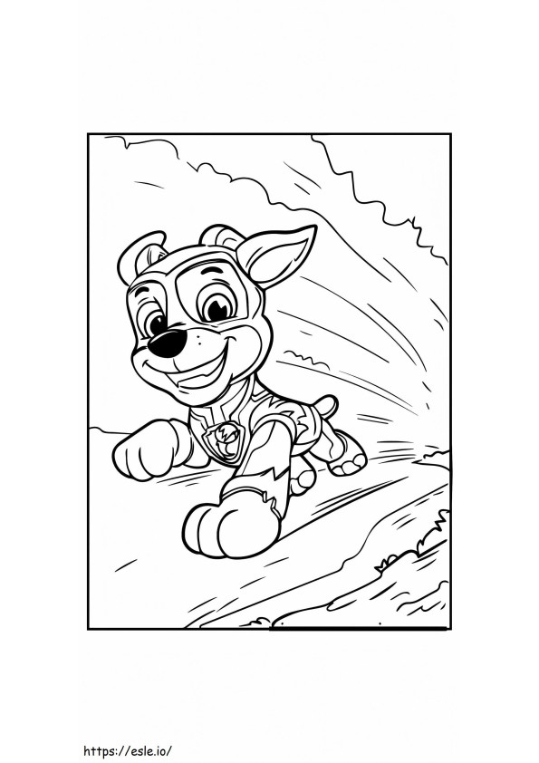 Chase And Skye Paw Patrol coloring page