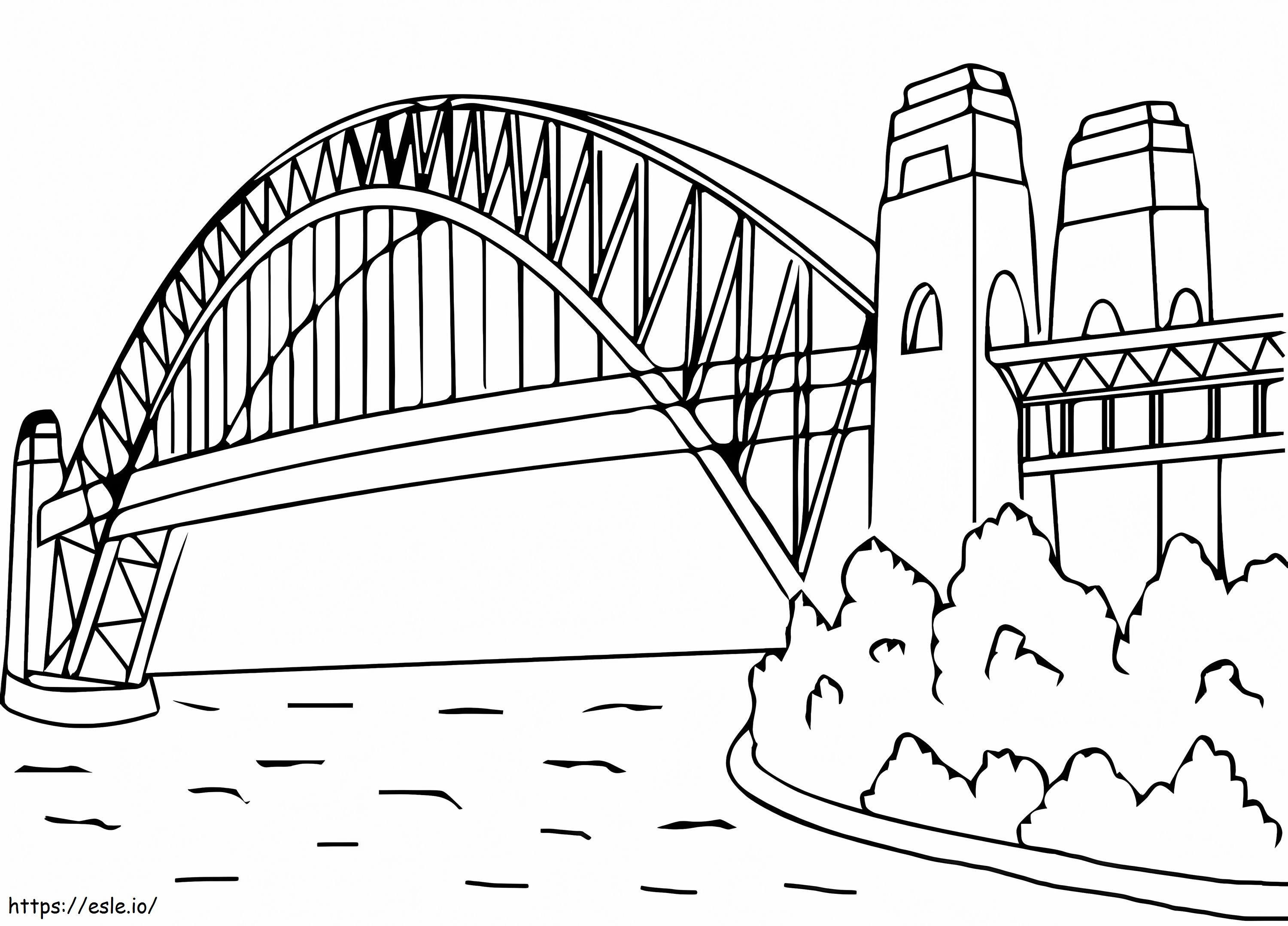 Morden Bridge coloring page