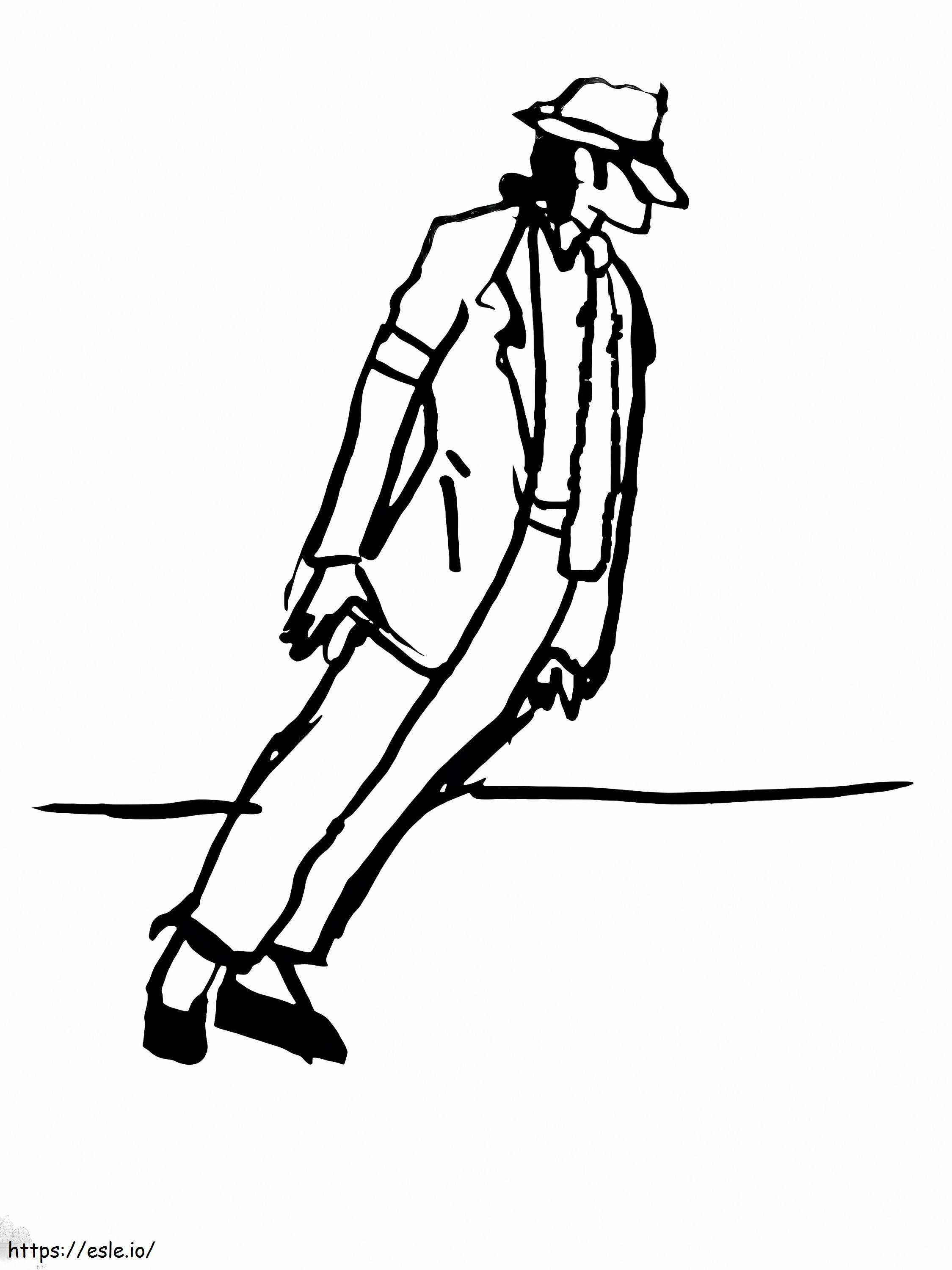 Hand Draw Michael Jackson coloring page