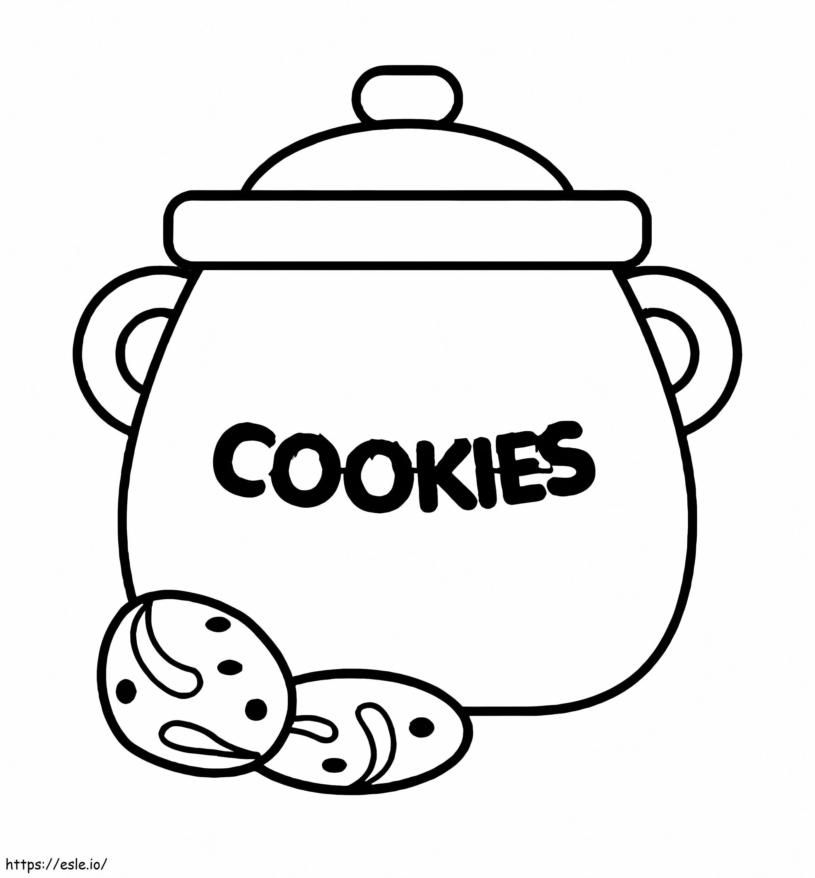 Cookie Jar 3 coloring page