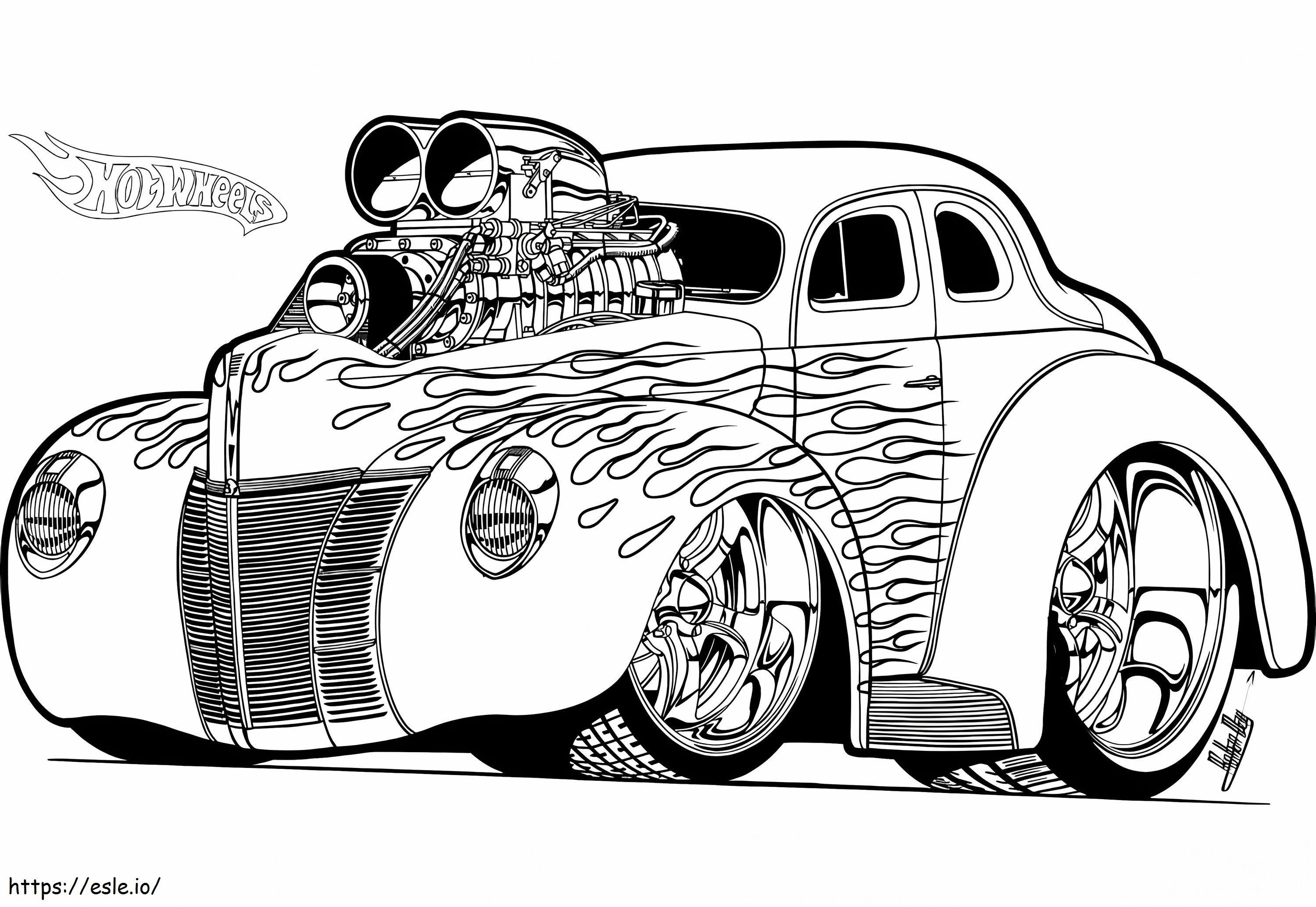 Hot Wheels 10 1024X706 coloring page