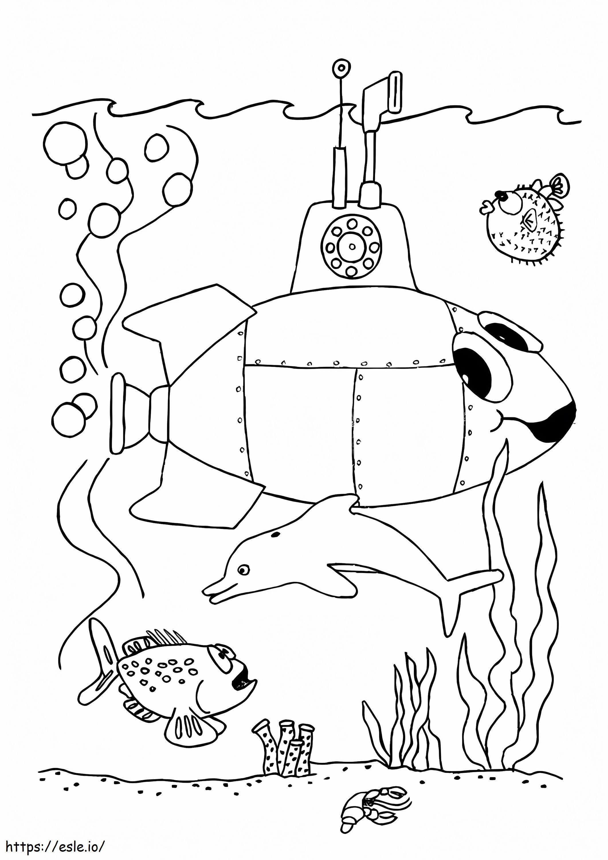 Illustrations Sous Marin coloring page