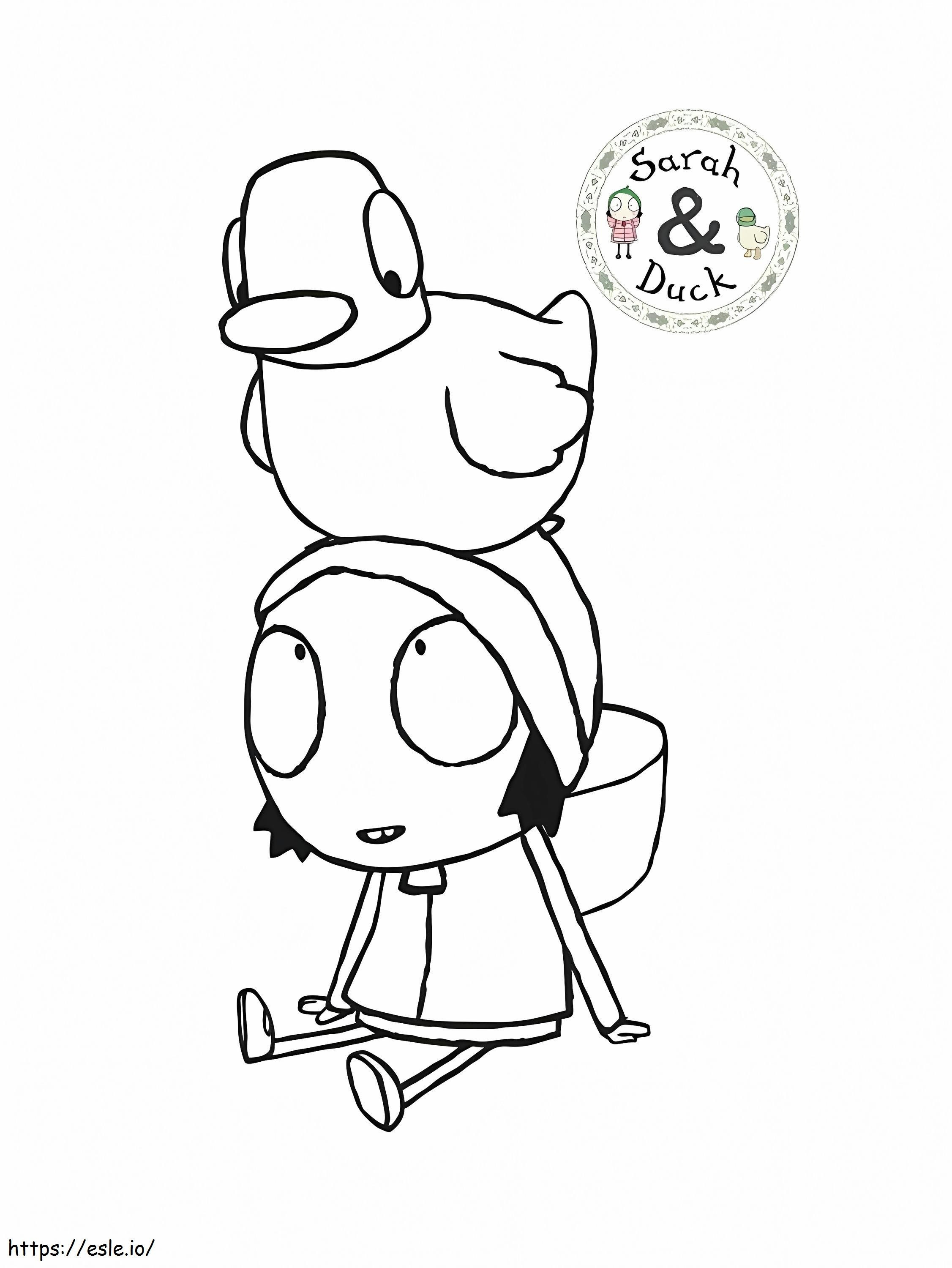 1Duck On Sarahs Head 5195Eb57 57Cd844D 671X1024 1 coloring page