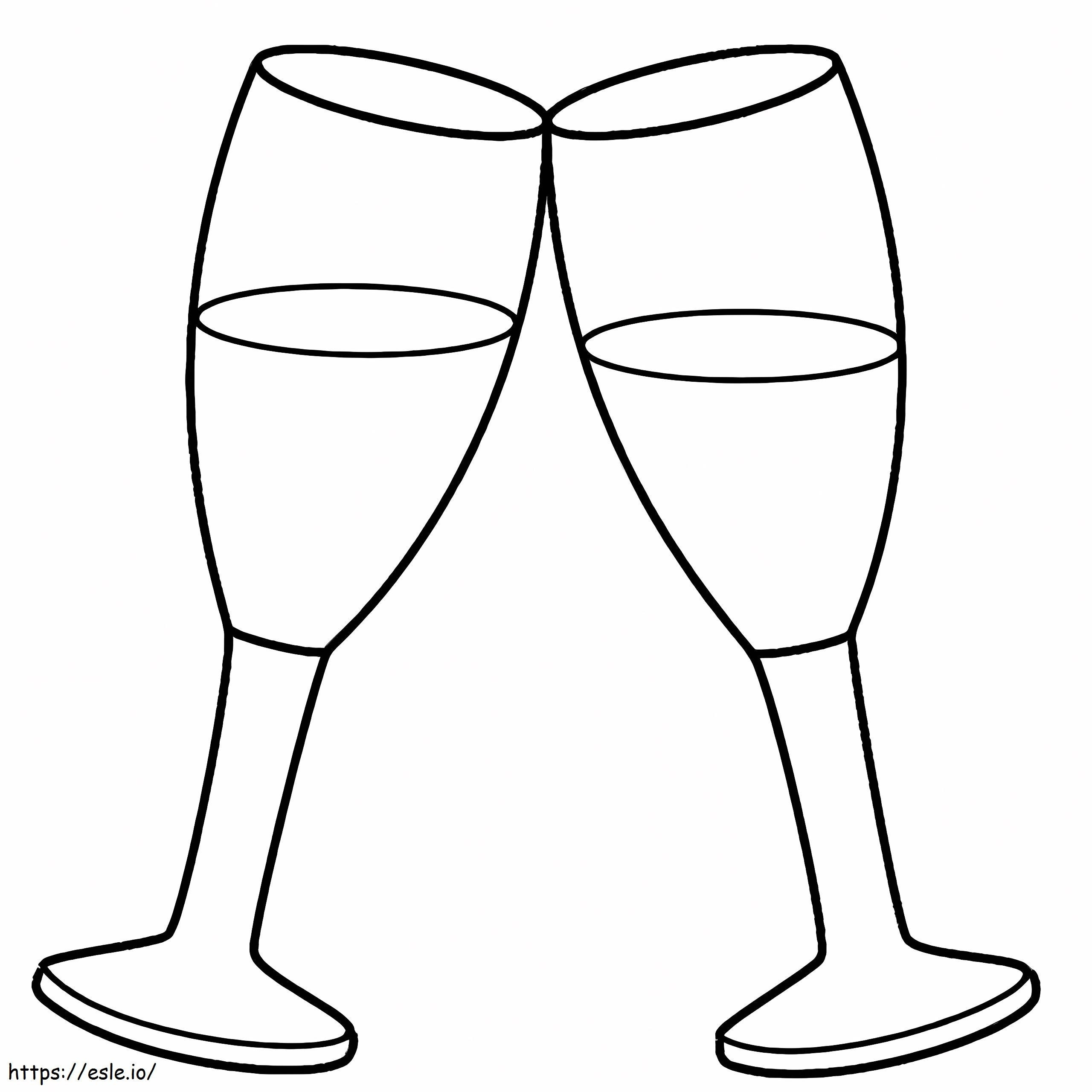 Glass coloring page