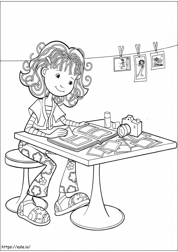 Groovy Girl coloring page