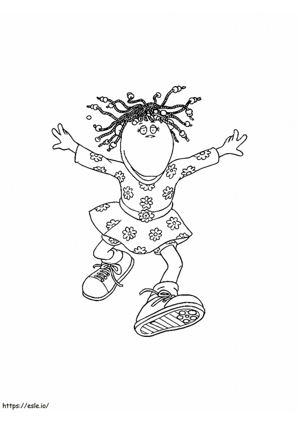 Fizz Running coloring page
