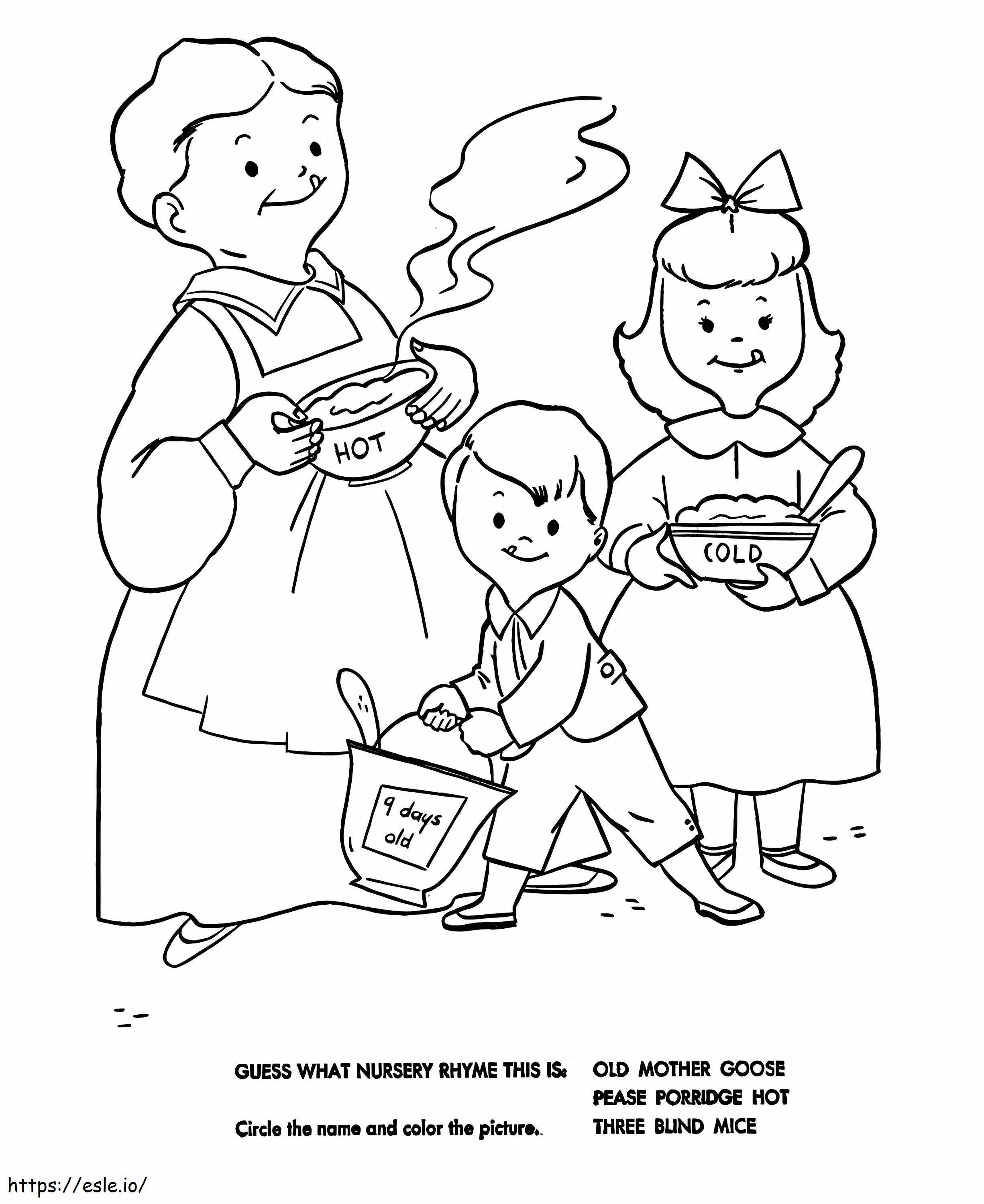 Nursery Rhymes 7 coloring page