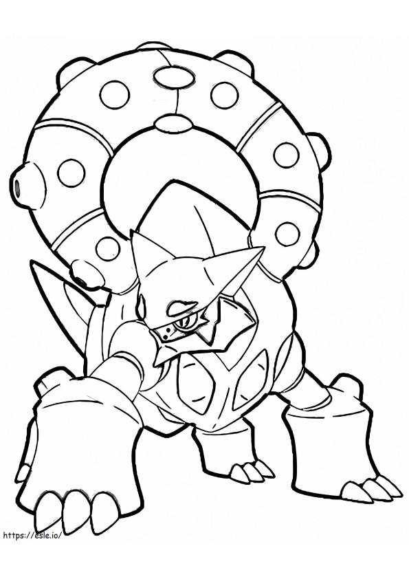 Volcanion Pokemon 5 coloring page