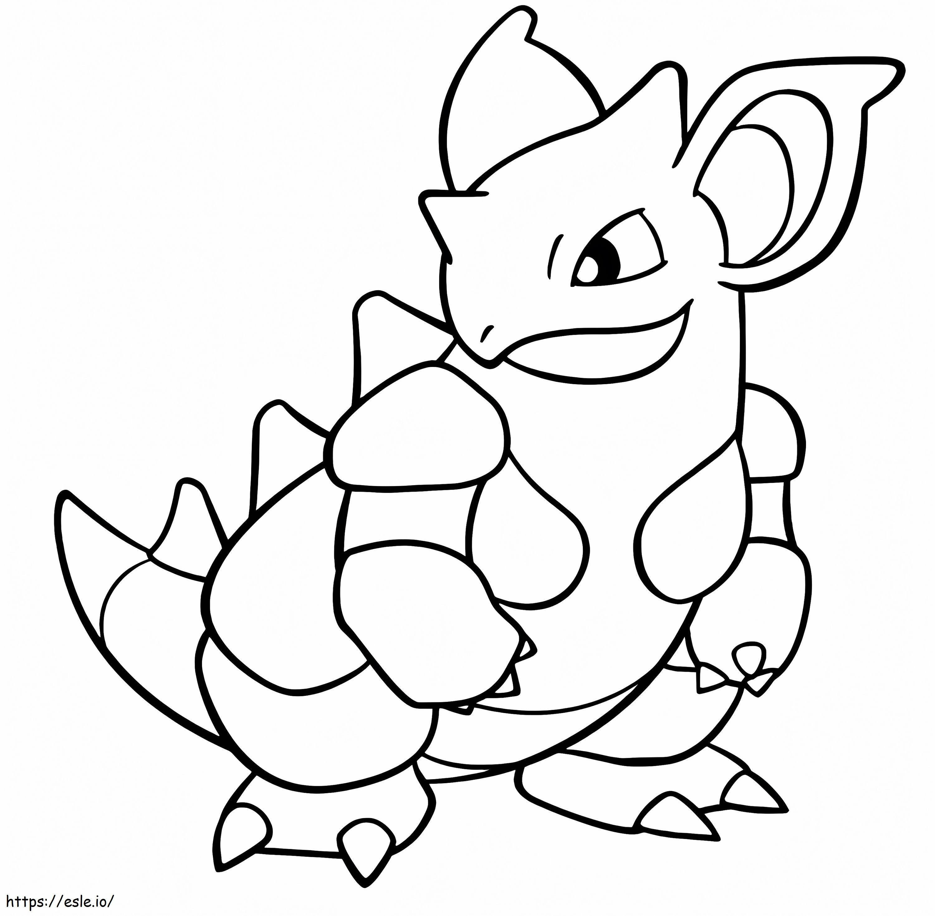 Coloriage Pokemon Nidoqueen à imprimer dessin