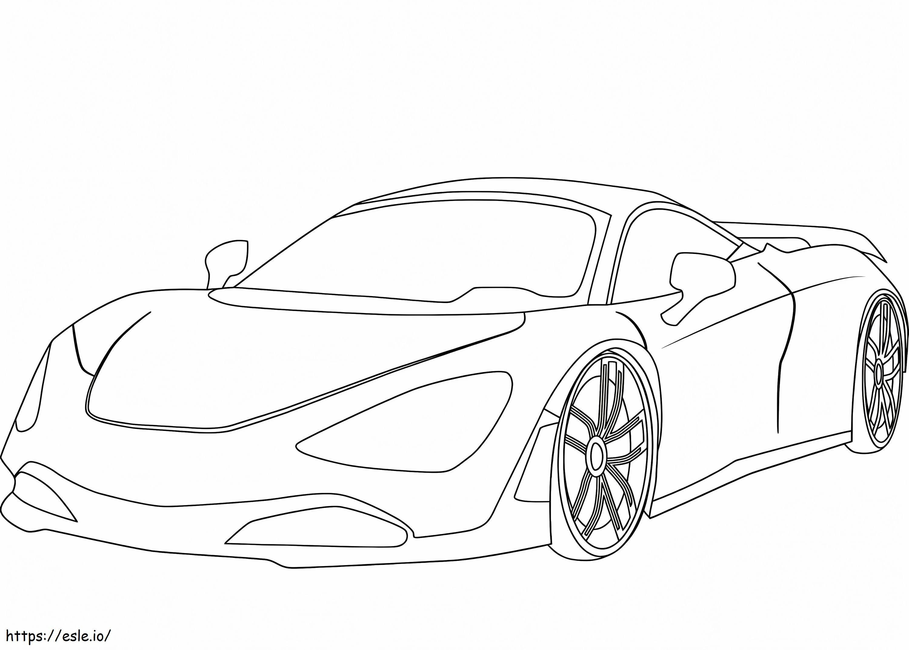 McLaren 720S coloring page