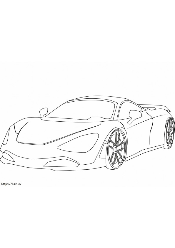 McLaren 720S coloring page