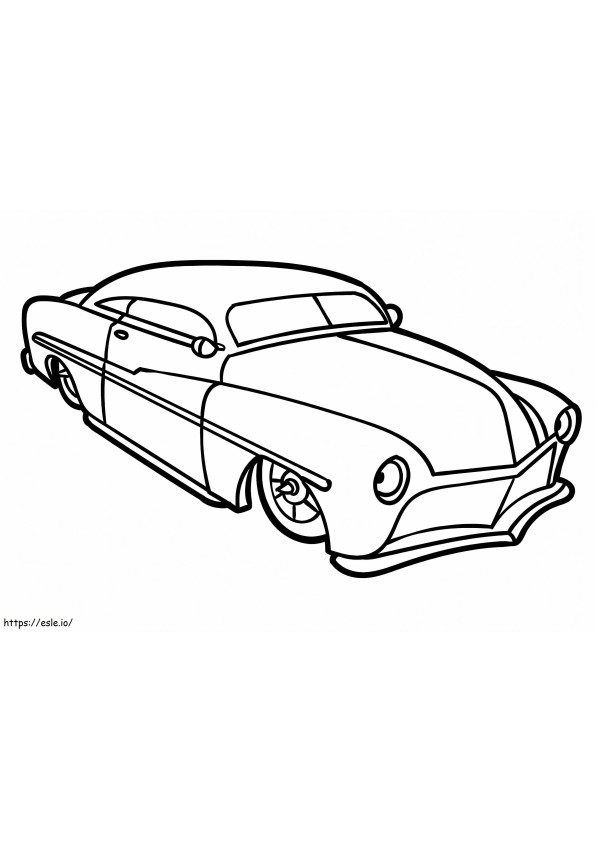 Hot Rod For Kid coloring page