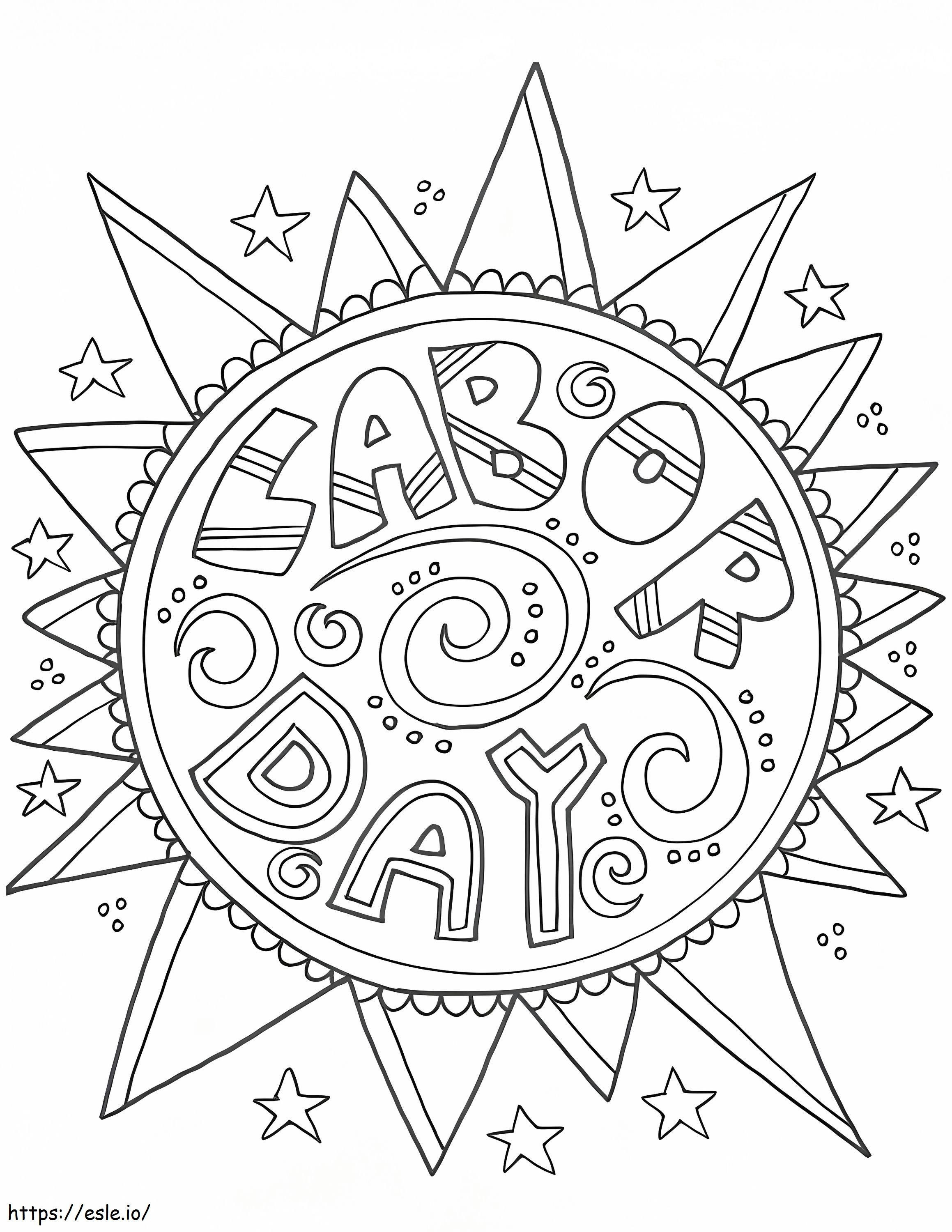Labor Day 10 coloring page