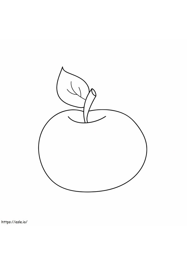 Apple Free Idea coloring page