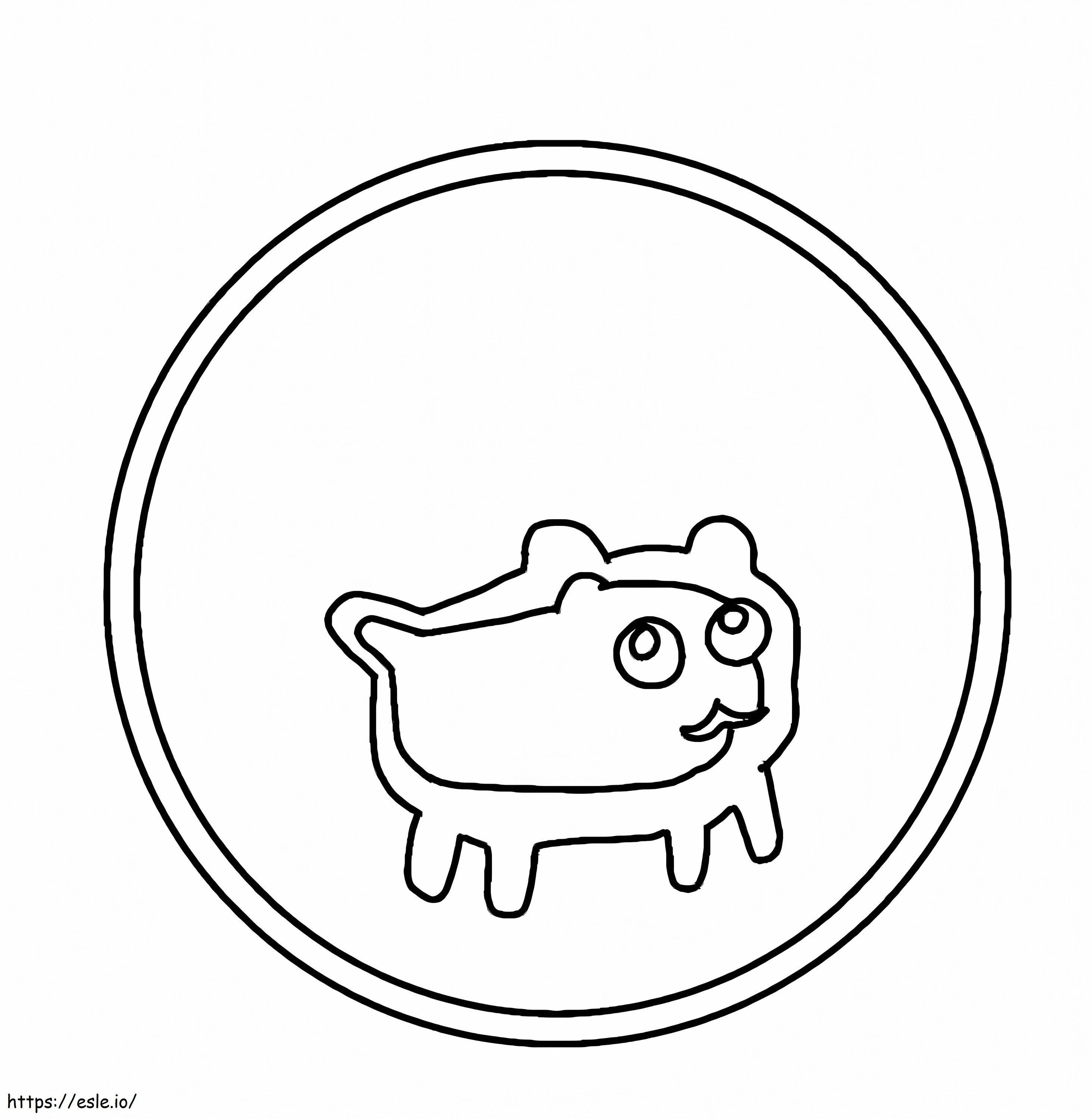 Among Us Chien coloring page
