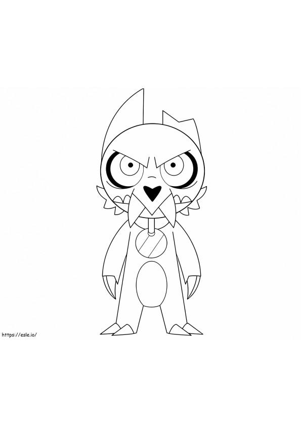 King Is Angry coloring page