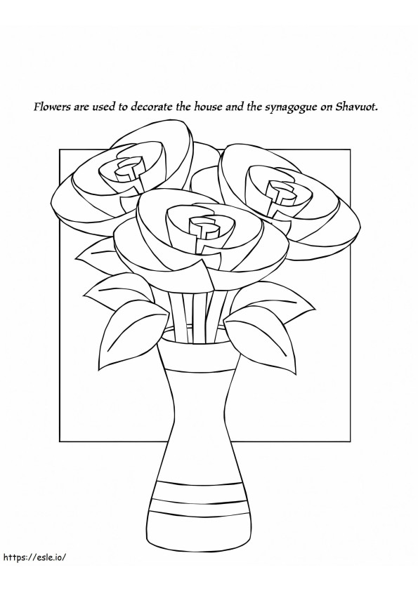 Shavuot 1 coloring page