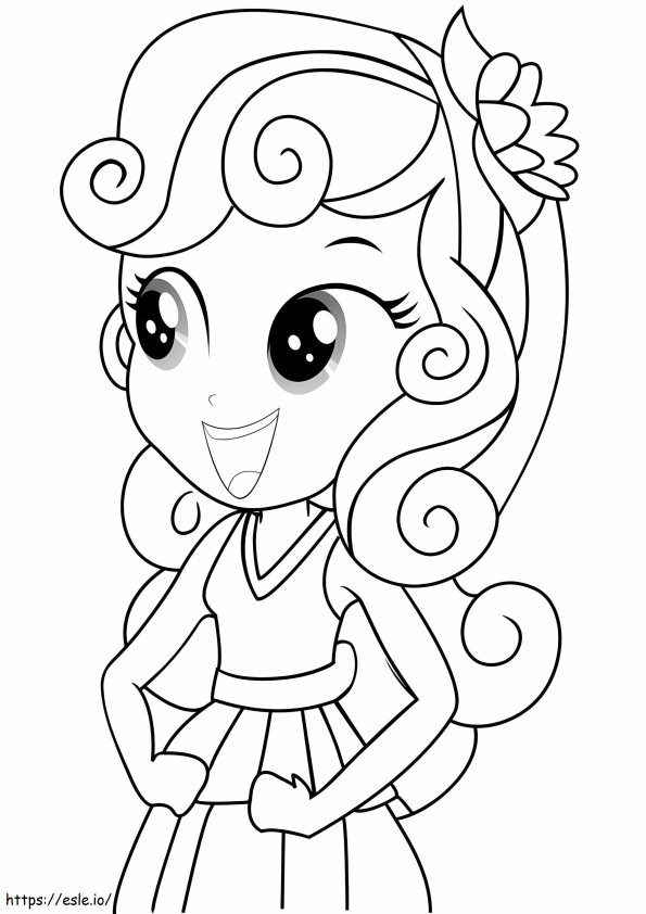 Equestria Girls 21 coloring page