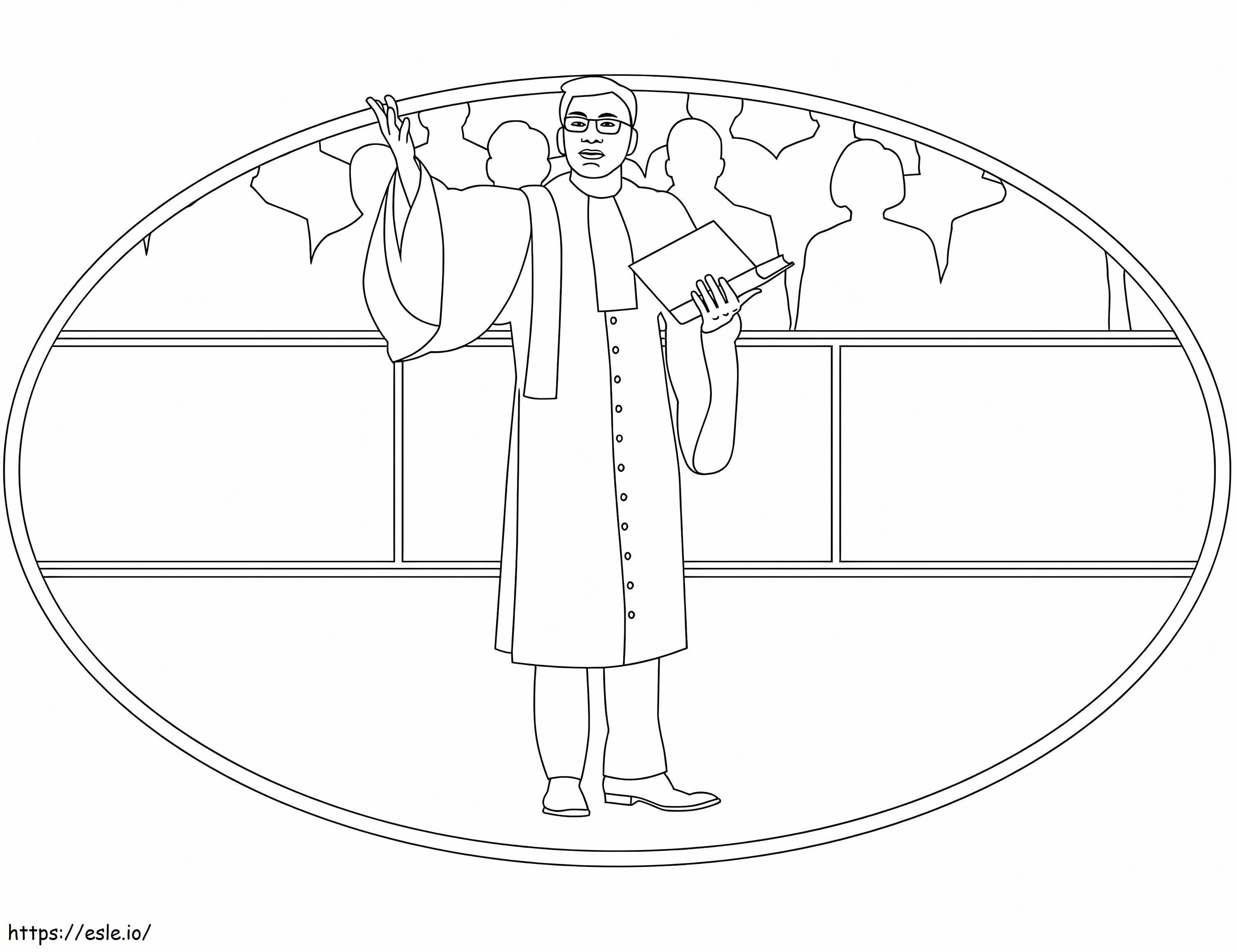 Lawyer 3 coloring page
