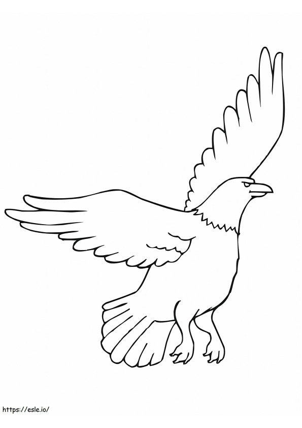 American Eagle coloring page