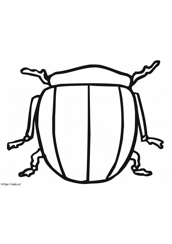 Colorado Beetle coloring page