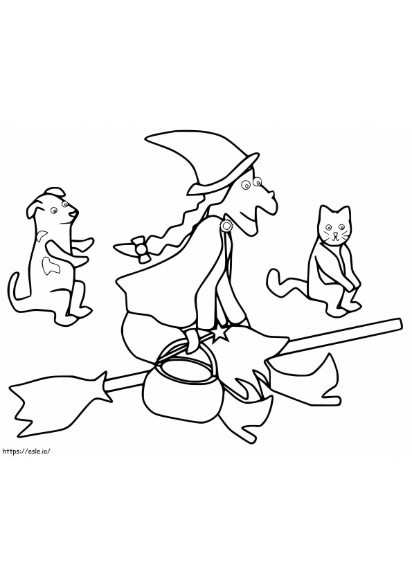 Room On The Broom 7 coloring page