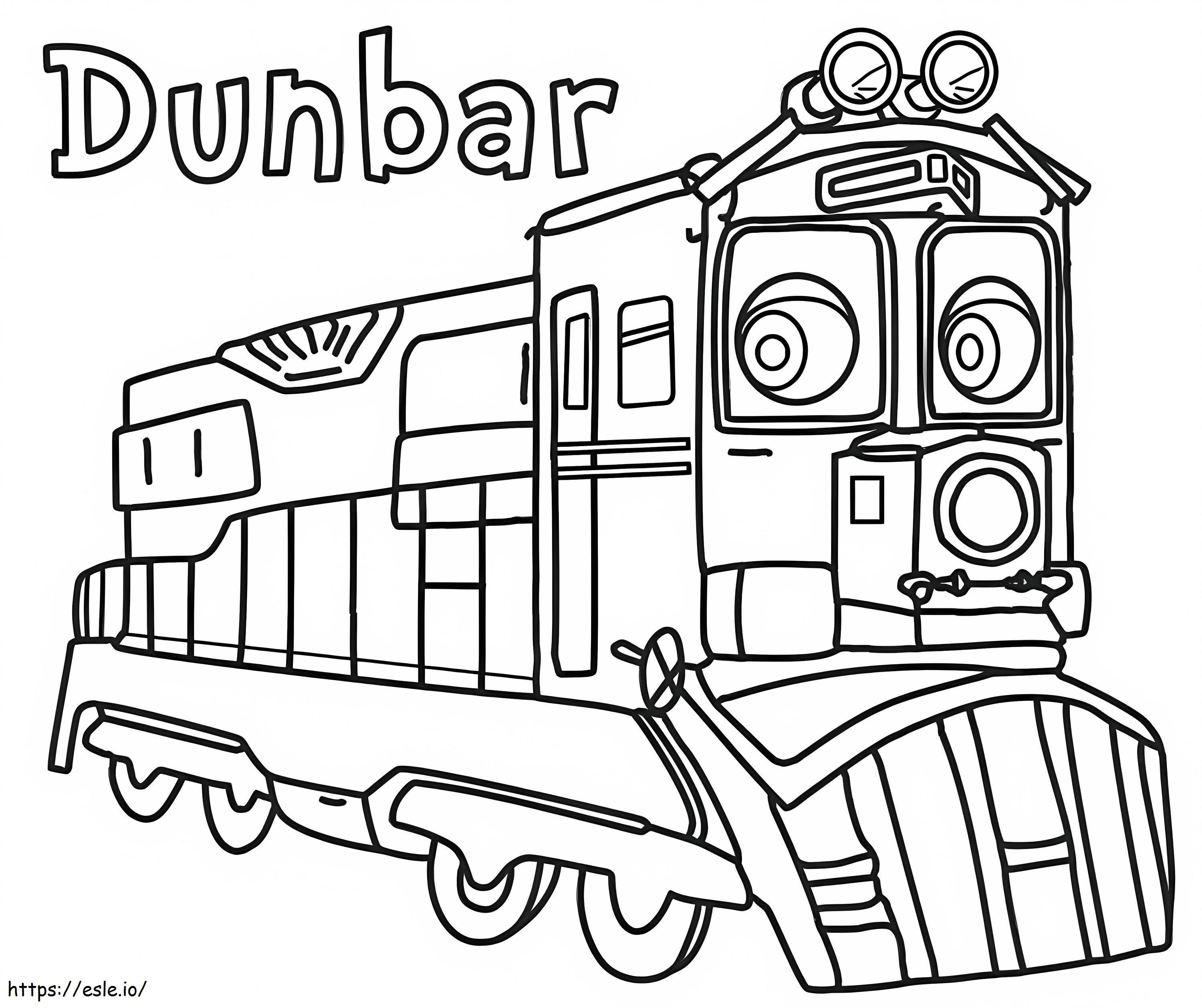 Dunbar z Chuggington kolorowanka