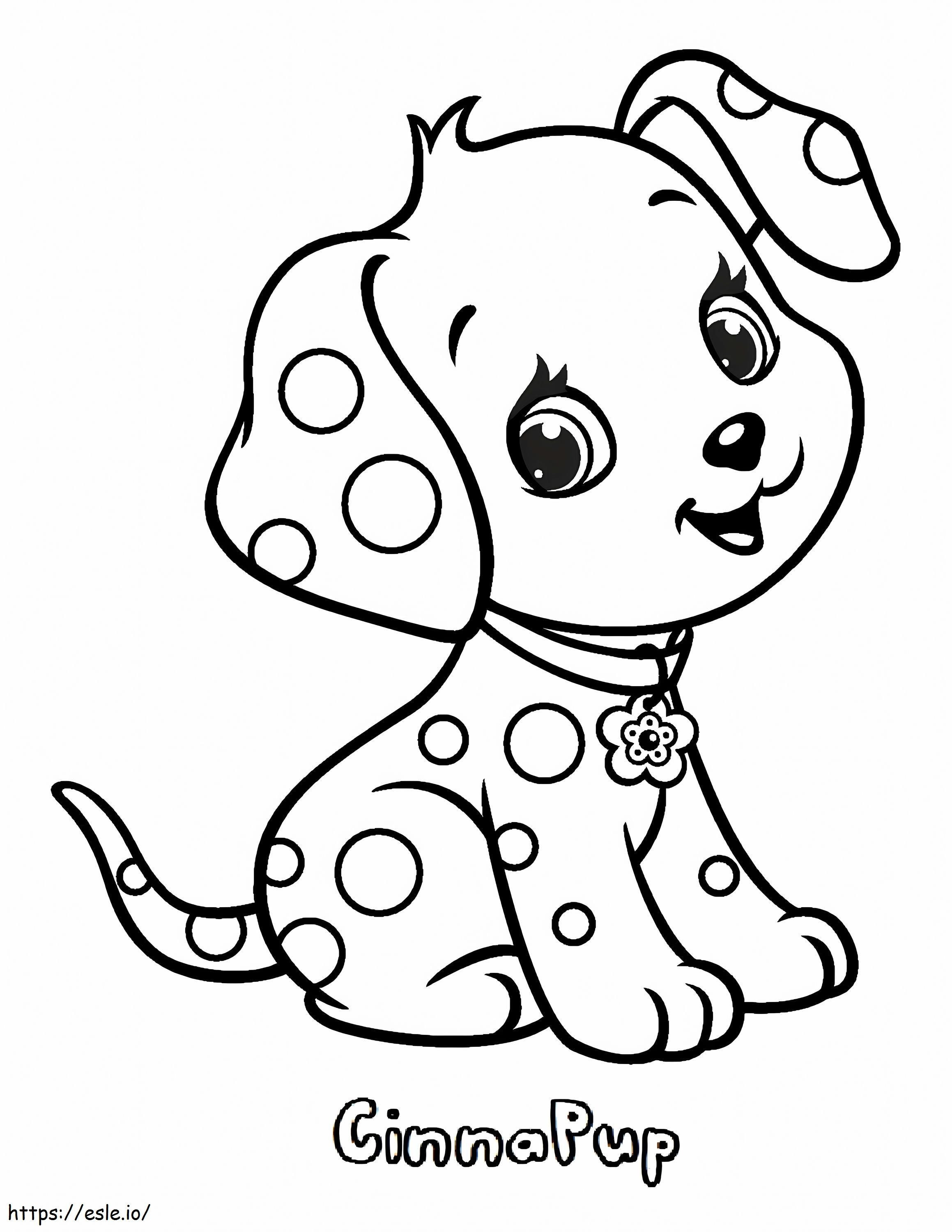 Lovelypuppya4 coloring page