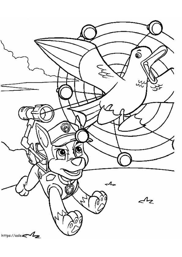 Chase Paw Patrol 40 coloring page