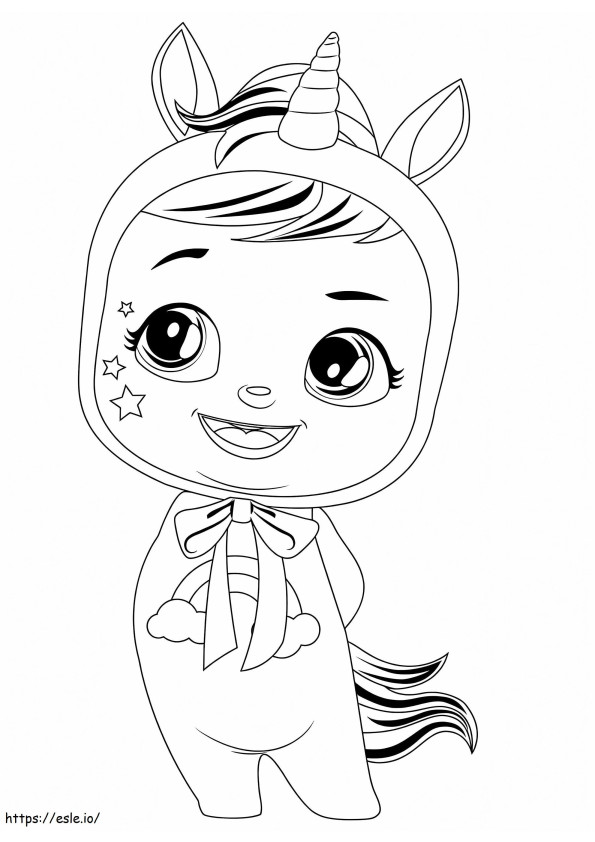 Dreamy Cry Babies coloring page