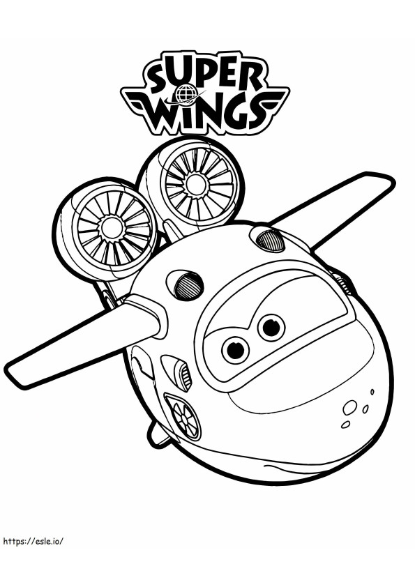 Mira Super Wings 1 värityskuva