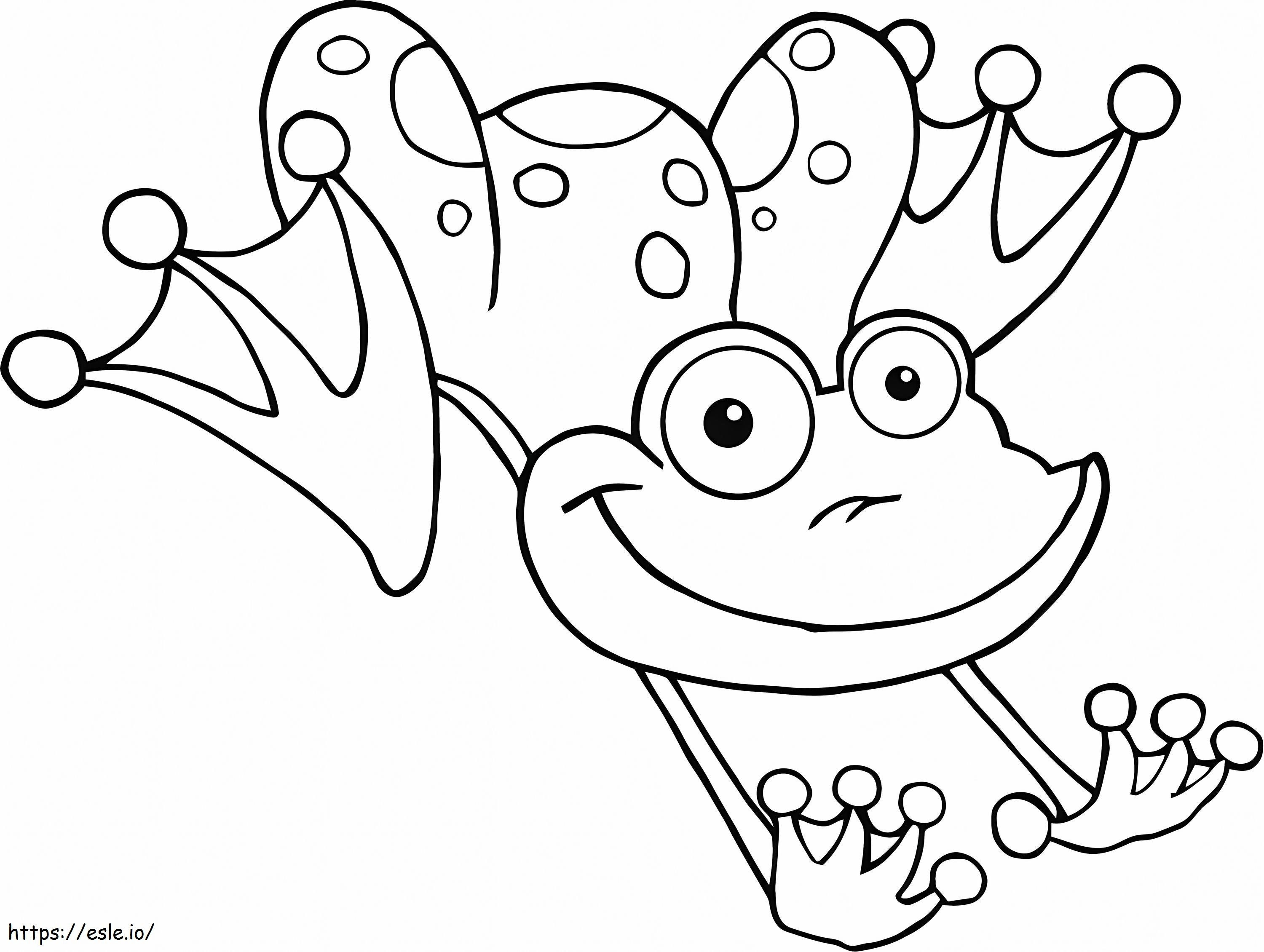 Frog Drawing For Kids 15 coloring page