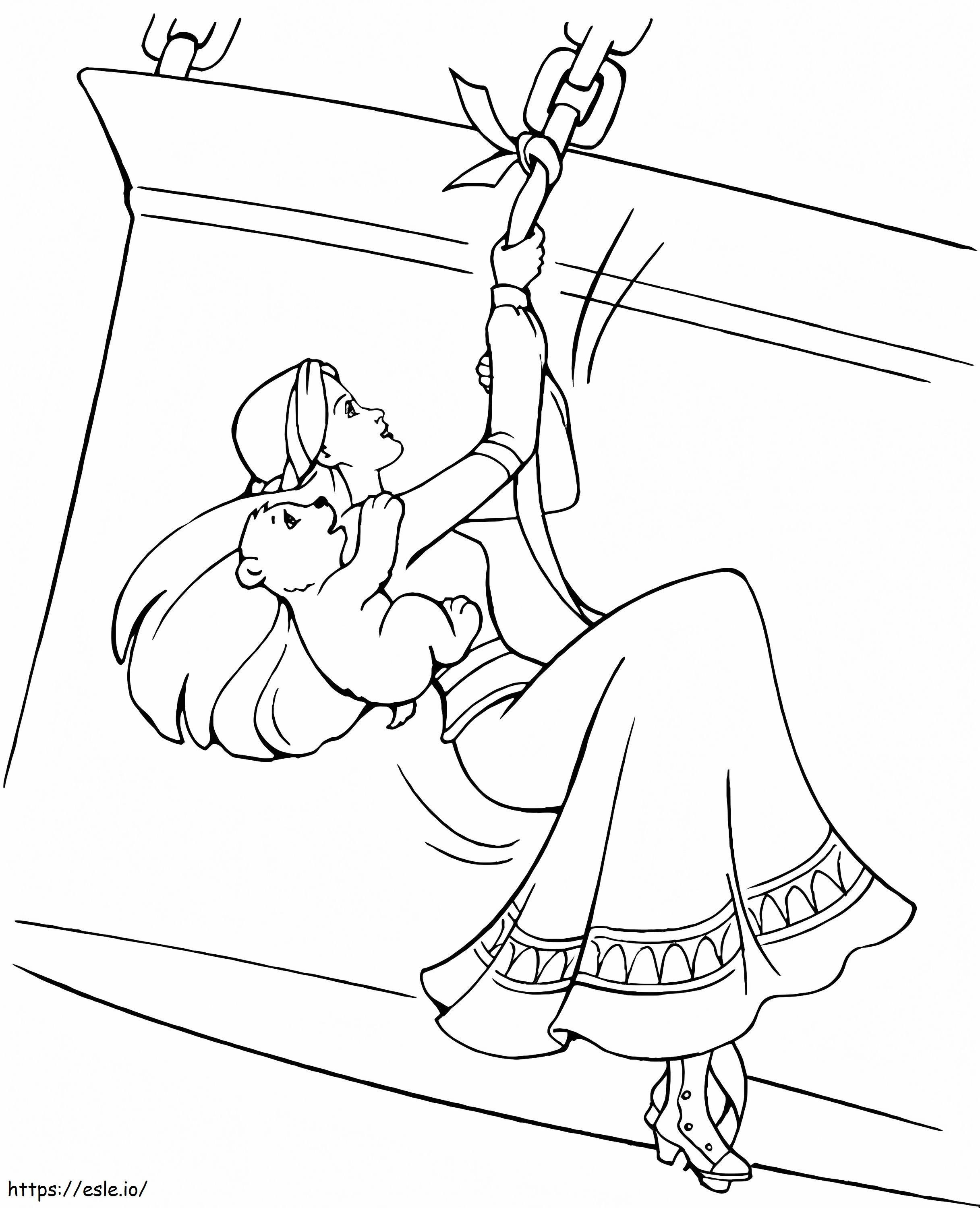 Barbie 7 coloring page
