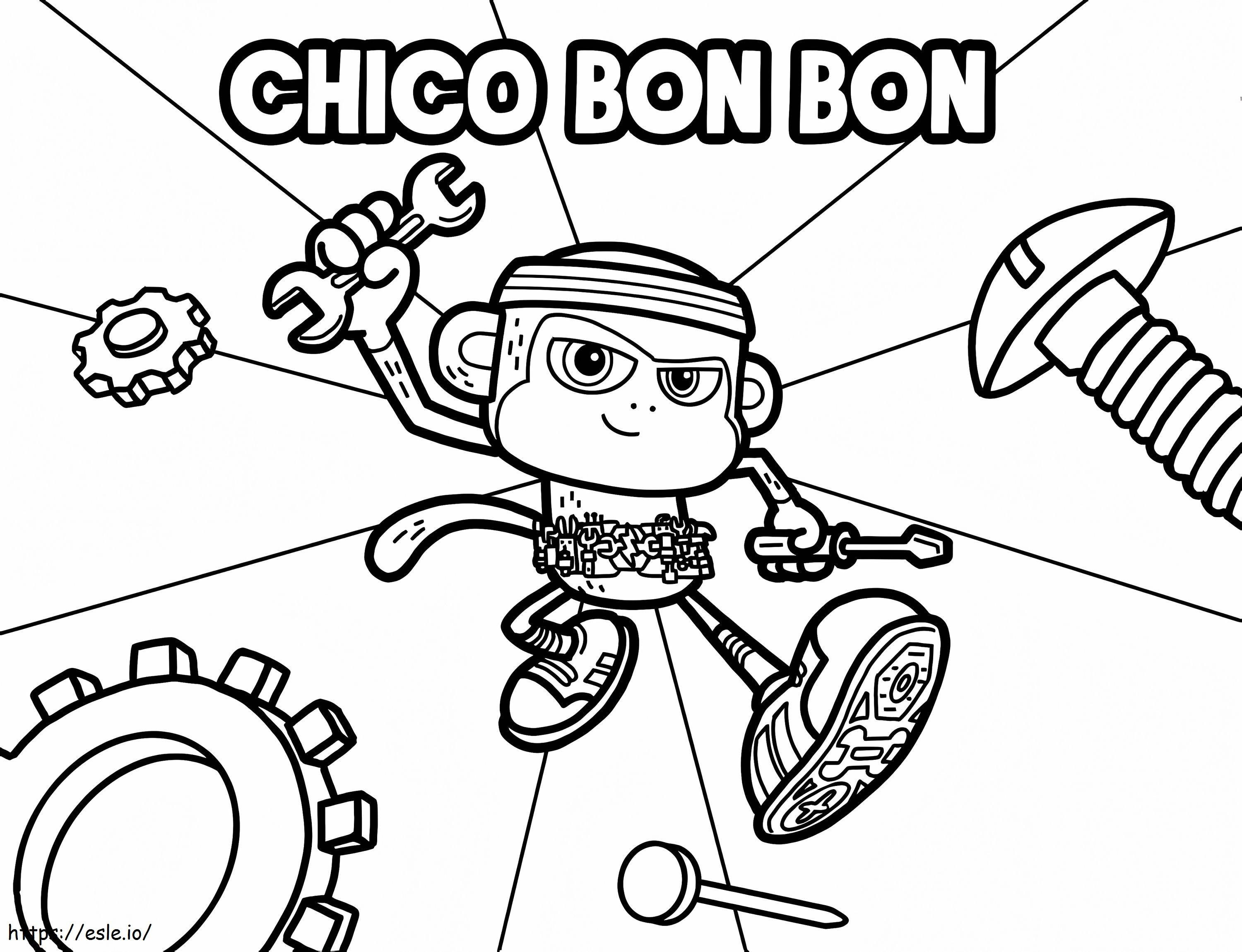 Cool Chico Bon Bon coloring page