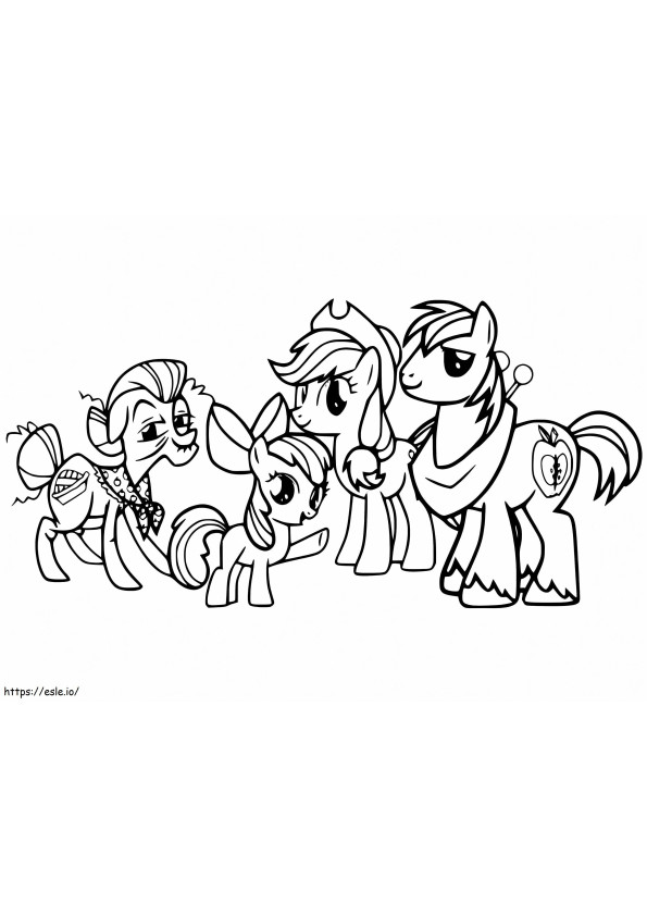 My Little Pony 4 coloring page