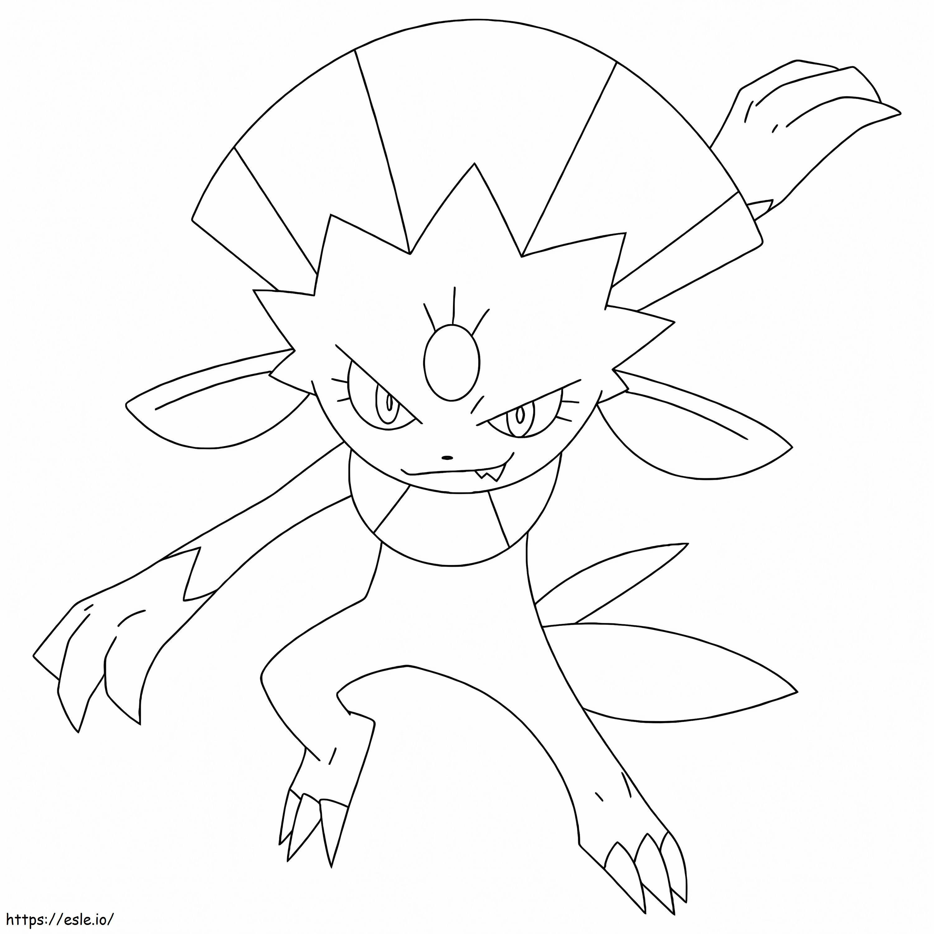 Pokemon Lemah yang Dapat Dicetak Gambar Mewarnai
