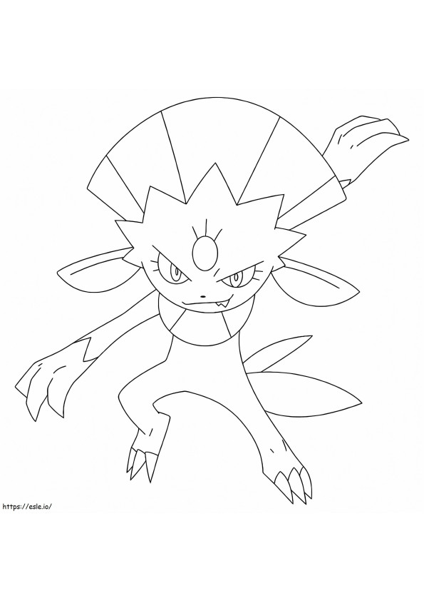 Pokemon Lemah yang Dapat Dicetak Gambar Mewarnai