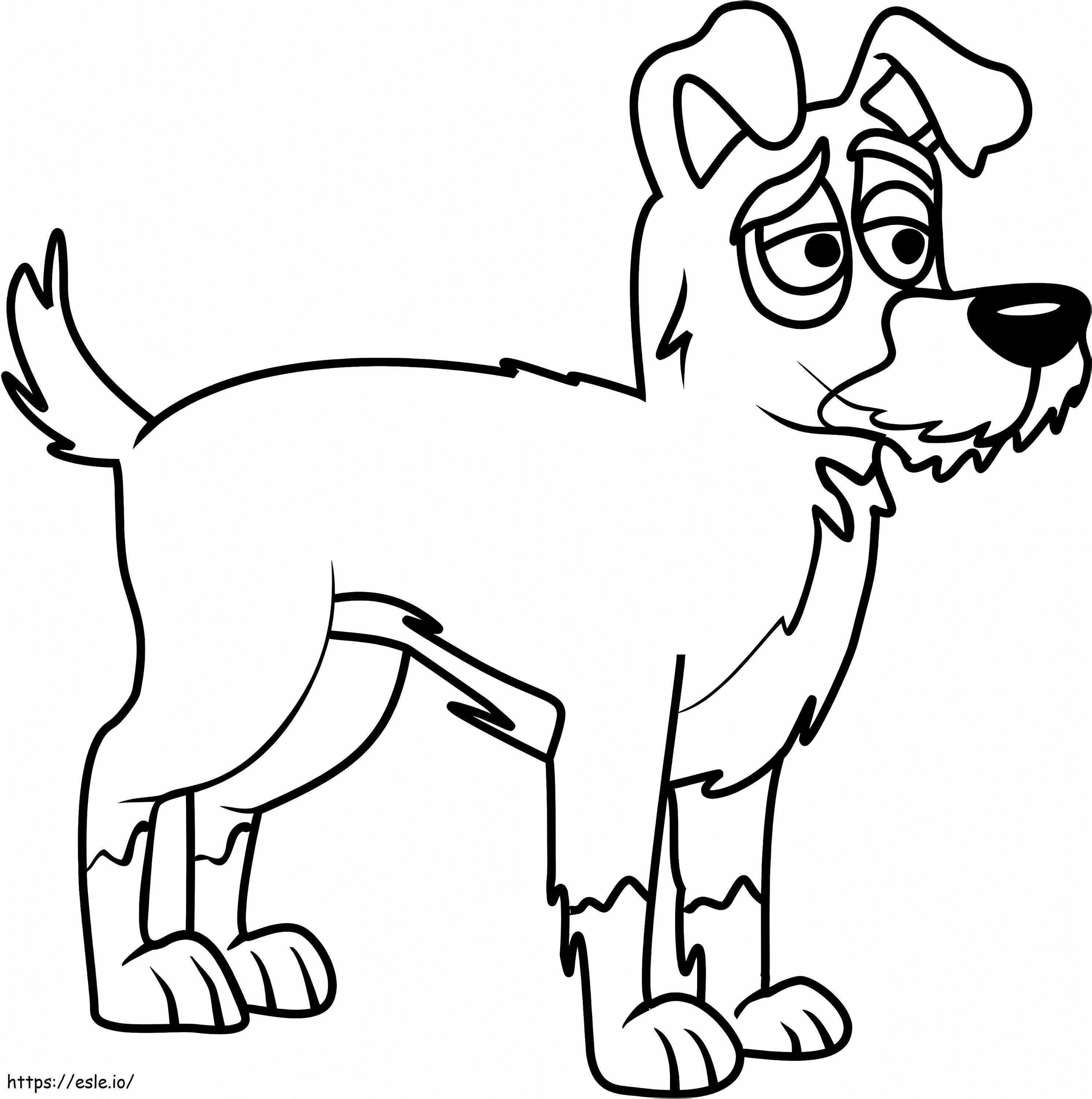 Slick From Pound Puppies coloring page