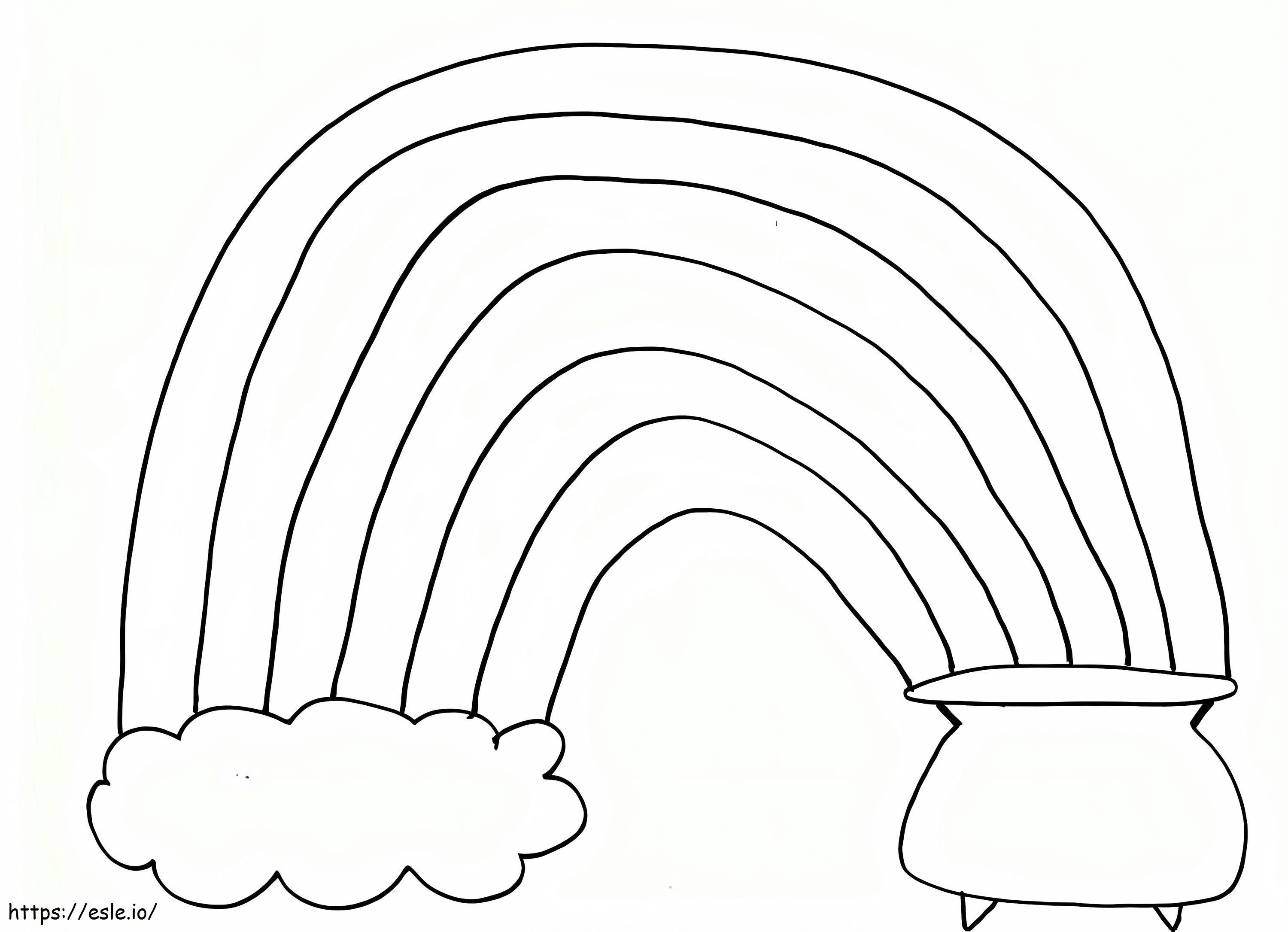 Pot Of Gold 5 coloring page